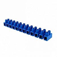 Клеммная колодка 14мм 20А полистирол синяя (уп.10шт.) | код. plc-KK-14-20-ps-s |  EKF